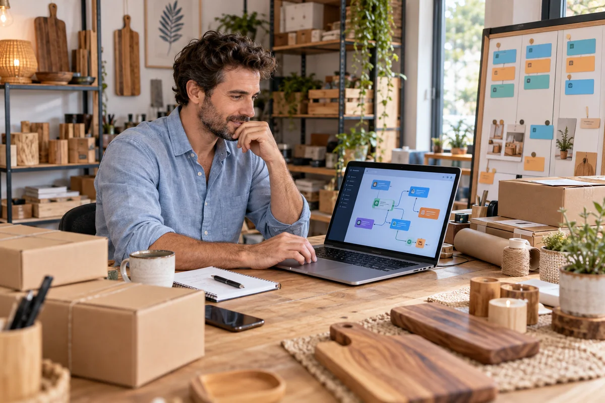 Illustration du parcours IA pour entrepreneurs · Niveau 2