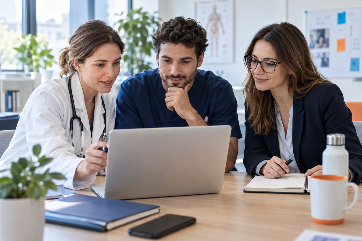 Illustration du parcours IA pour les professionnels de santé